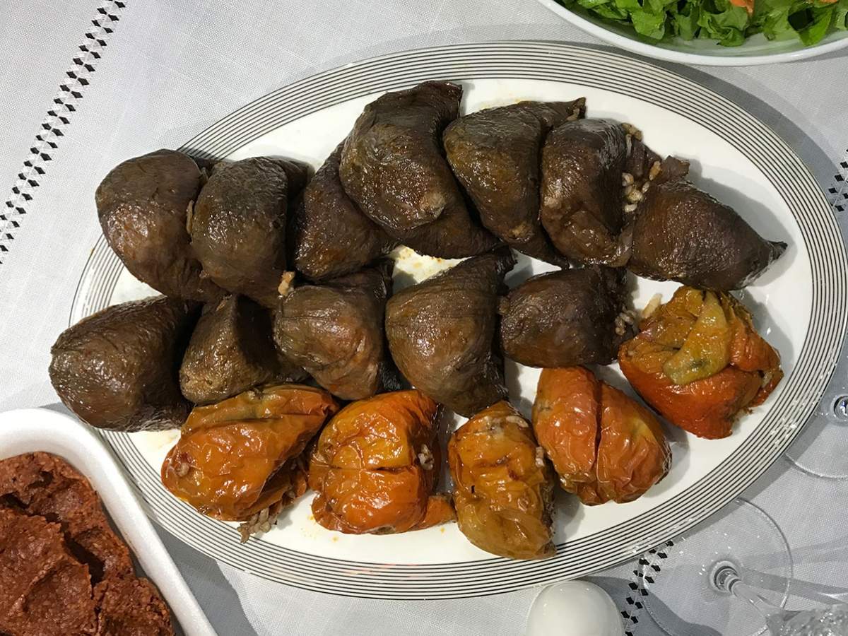 Kuru Patlıcan Dolması