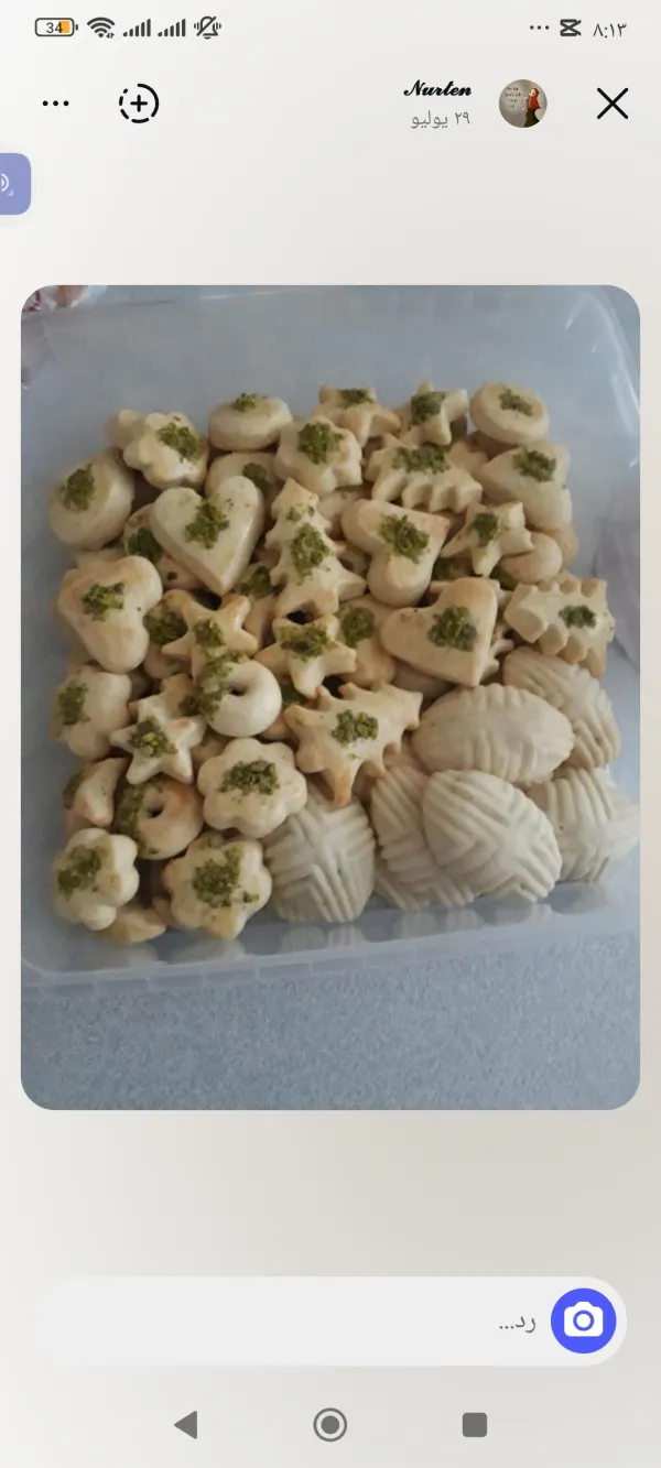 Şekerli kuru pasta 