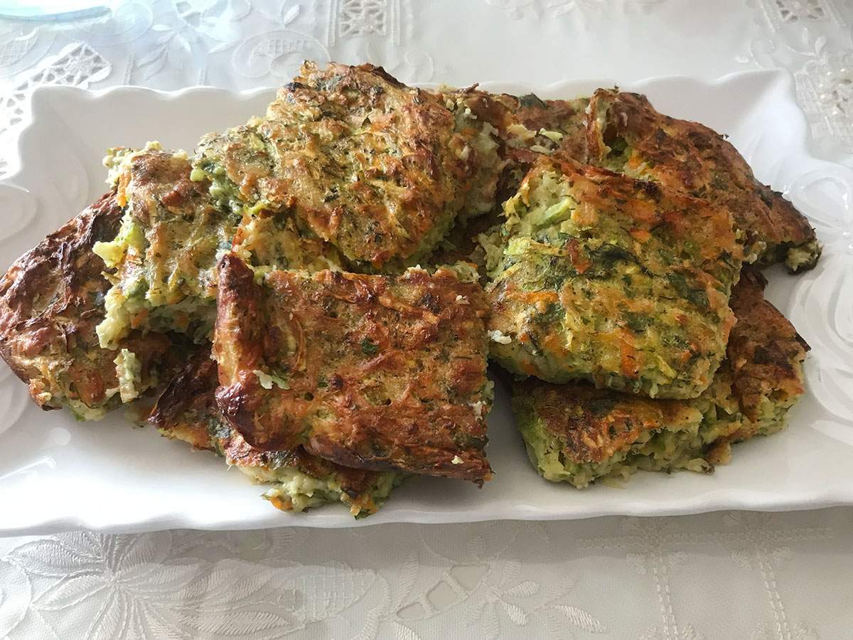 Fırında Üç Sebzeli Mücver