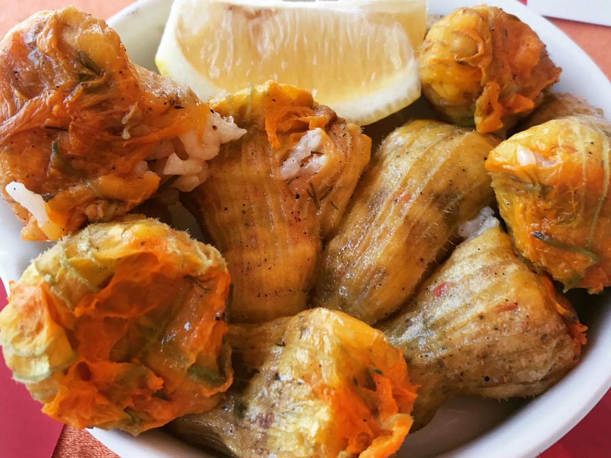 Kabak Çiçeği Dolması Zeytinyağlı