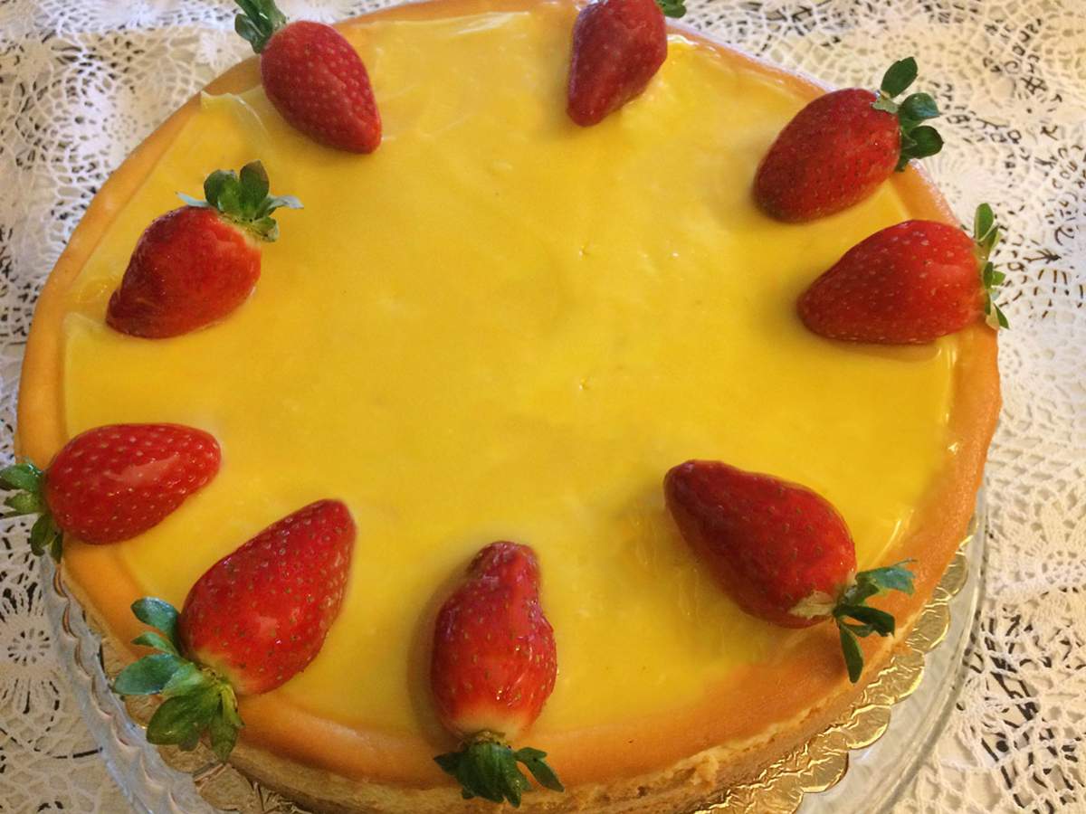 Limonlu Çilekli Cheesecake